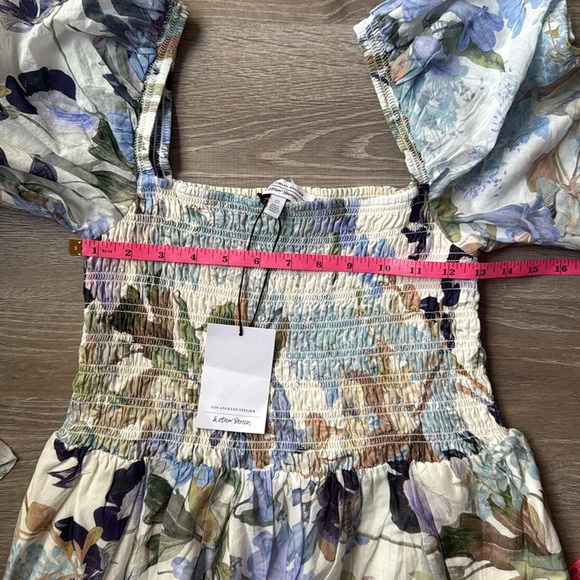 NEW OTHER STORIES  Floral Long Sleeve Smocked Cotton Dress 8 - Picture 10 of 14